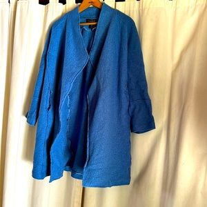 Tahari boiled wool drape jacket